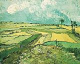 Vincent van Gogh Wheat Fields at Auvers Under Clouded Sky painting